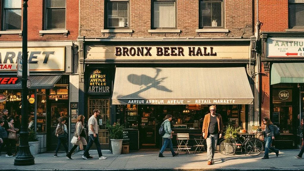 Editorial street photography shot of mid-density , Bronx NYC