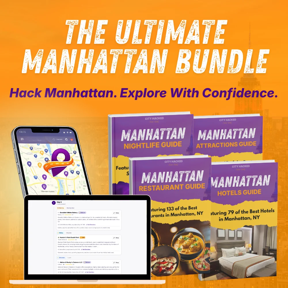 The Ultimate Manhattan Bundle featuring the best hotels, attractions, nightlife, and restaurants in Manhattan, NY