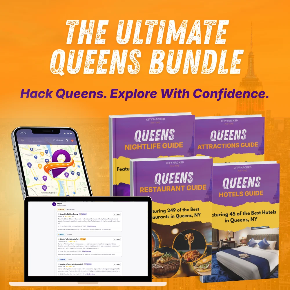 The Ultimate Queens Bundle featuring the best hotels, attractions, nightlife, and restaurants in Queens, NY